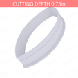 Almond~4in-cookiecutter-only2.png Almond Cookie Cutter 4in / 10.2cm