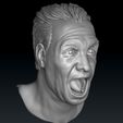s_2.jpg Till Lindemann Smile and Screaming Face Head model for 3D printing