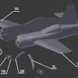 6.jpg Free STL file Sukhoi Su-26・3D printer design to download