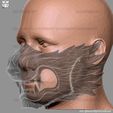 21.jpg Wolf Face Mask Cosplay - High Quality Details 3D print model