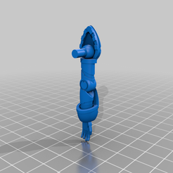 arm.png Free 3D file 1/12 scale Phantasy Star Online 2 female CAST "Dehl Arms"・3D printable model to download