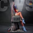 faye_full-4.png Faye Valentine - Cowboy Bebop Fan Sculpt for 3D Print - Single Version