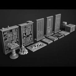 Sin título-1.jpg Fichier OBJ meubles pour manoir de folie・Objet pour imprimante 3D à télécharger