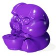 tbrender_021.jpg Stylized Cute Piggy Characters – High Quality 3D Model