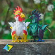 7.png Print in Place Tiny Rooster no supports