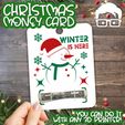NTLMNC007.jpg 🎄🎅 Christmas Money Card holder - by AM-MEDIA (money card, Christmas gift, Money gift, Christmas Cash gift, Teen gift, Christmas gadget)