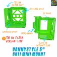 Vannystyle-5-Inch-GH11-Mini-Mount-3.jpg Vannystyle 5 Inch Frame Gopro Hero 11 Mini 30 Degree