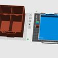 3-Box-Tea-Holder-with-Latching-Lid.-on-A1-Mini.jpg 3D Printable Tea Bag Holder with latching lid sized for A1 Mini sized printers