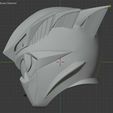 Annotation-2020-05-29-102818hh.jpg Tokumei Sentai Go-Buster Dark Buster fully wearable cosplay helmet 3D printable STL file