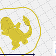 ss3.png Charmander Cookie Cutter