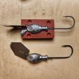 6.jpeg STL file Spinnerbait Chatterbait Lead / Tin / pewter master mold FISHING LURE・3D printing template to download