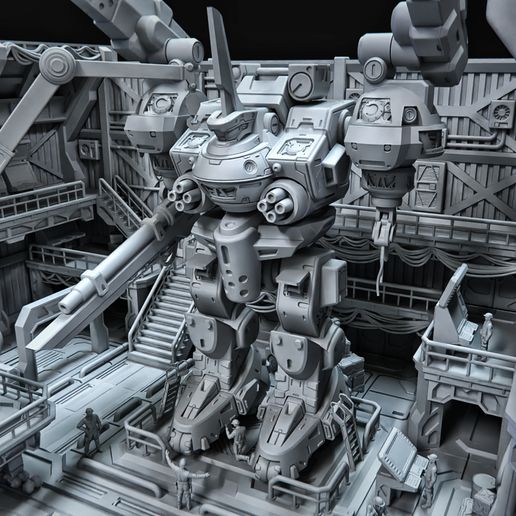 Destorid_Diorama_02.jpg Repair Bay Set Plus Mech