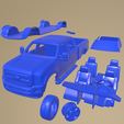 c25_005.png Archivo STL Ford Super Duty Crew Cab 2011 Imprimible Coche En Piezas Separadas・Modelo para descargar y imprimir en 3D