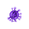 tentacle2_sup_flat.stl [Pre-Supported] EVIL WORM MONSTER THAT DIGS TUNNELS