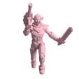 Elf-Clown-Pose-front.png Doom Buffoon Space Elf Clown: Unique 3D Printable Miniature for Tabletop Gaming