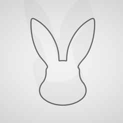 Captura1.png HASE / KEKSAUSSTECHER / FORM / SCHERENSCHNITT / TON / FONDANT