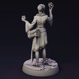 4.png Arcanist | TTRPG Cleric/Mage/Artificaer 32mm Model With Elf and Human Ears