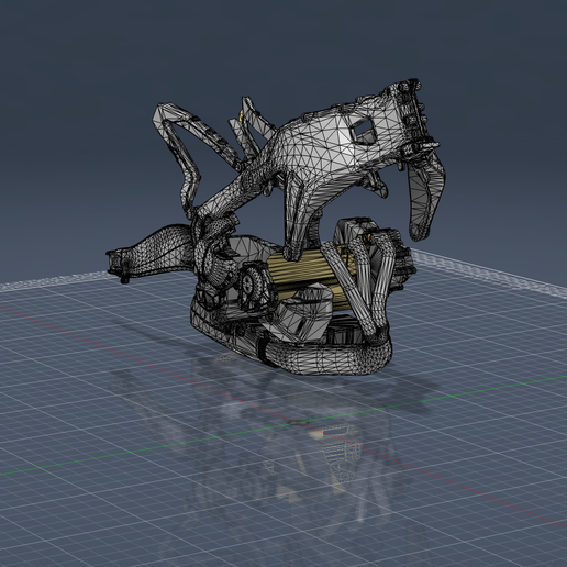 MT-09 RN87 2024 FRAME+EXHAUST+ENGINECOVERS, High Quality STEP 3D model