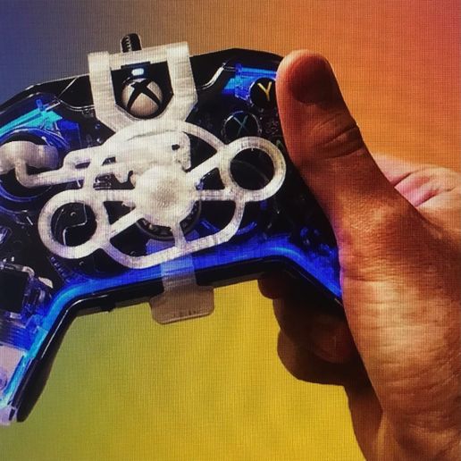 3D printed Xbox One Steering Wheel for wired controllers • made with