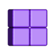 02_Square.stl Montessori Math Beads / Cubes