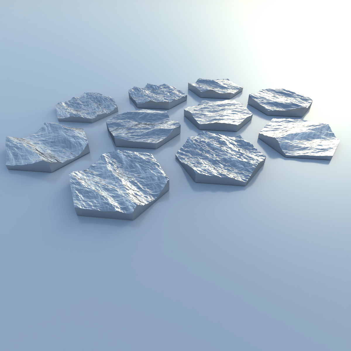 Pic2.png 3D file Custom ocean tile set for Terraforming Mars - 10 designs・3D printer design to download, Rayjunx