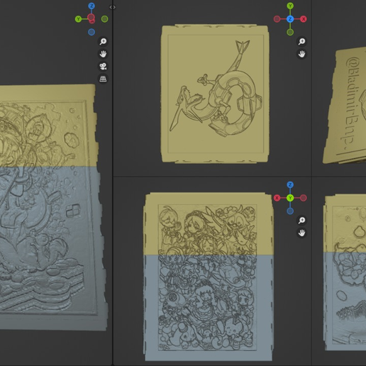 Deck Holder Madolche, Pokemon, Yugioh STL File for Cults