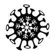 1.png Corona Snowflakes Art