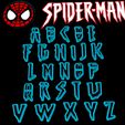 2023-06-16_23h38_36.jpg Spiderman - alphabet letters cookie cutter - cookie cutter set
