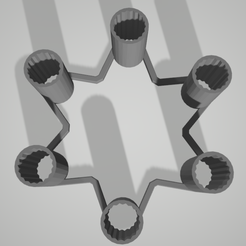 Screenshot_2.png STL file HILUX 6x21mm Nut Driver - STAR / LOOSE WHEEL INDICATOR / CHECKPOINT・3D printing model to download