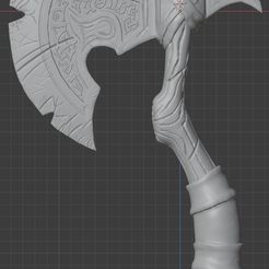Sans-1.jpg Archivo STL Hacha vikinga - Cosplay・Objeto imprimible en 3D para descargar