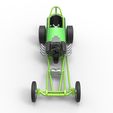 6.jpg Diecast Motore anteriore dragster vecchia scuola con V8 Scala 1:25