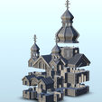 2.png Orthodox brick cathedral with bell tower and double towers (3) - Flames of war Bolt Action USSR WW2 Cold Era Modern Russia