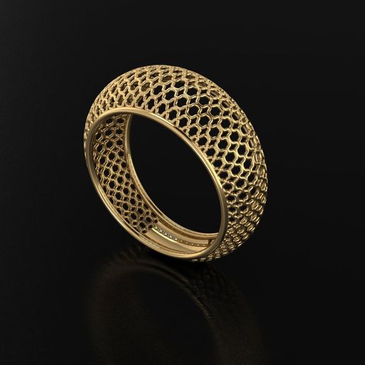 Minimal Fusion Ring  - Simple Elegant Jewelry 3D Model