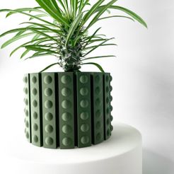 misprint-8567.jpg The Belio Planter Pot with Drainage | Tray & Stand Included | Modern and Unique Home Decor for Plants and Succulents  | STL File