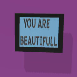 bathroom-mirror.png Fichier OBJ Miroir de salle de bain : meubles de poupée・Design pour imprimante 3D à télécharger