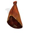 02.jpg HAM PORK MEAT HAM LEG FOOD 3D MODEL - 3D PRINTING - OBJ - FBX - 3D PROJECT HAM  GAME READY HAM BREAD FOOD