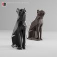 low-poly-cat-7.jpg Low poly Egyptian cat | OFFICE AND HOME DECOR
