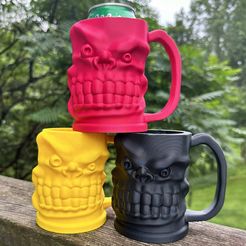 received_295975916288931.jpeg Archivo STL Soporte para latas Angry・Objeto imprimible en 3D para descargar