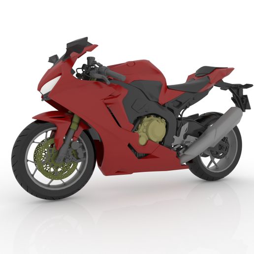 Honda CBR 1000RR Fireblade For 3D Printing STL File 3D model