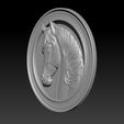 010.jpg Horse head relief model for cnc router and 3D printing