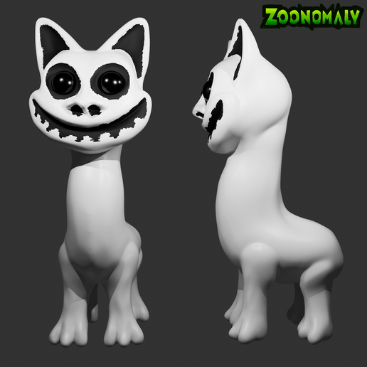 smile＊cat 🐱 Smile Cat from ZOONOMALY | SMILECAT Figurines | 3D Fan