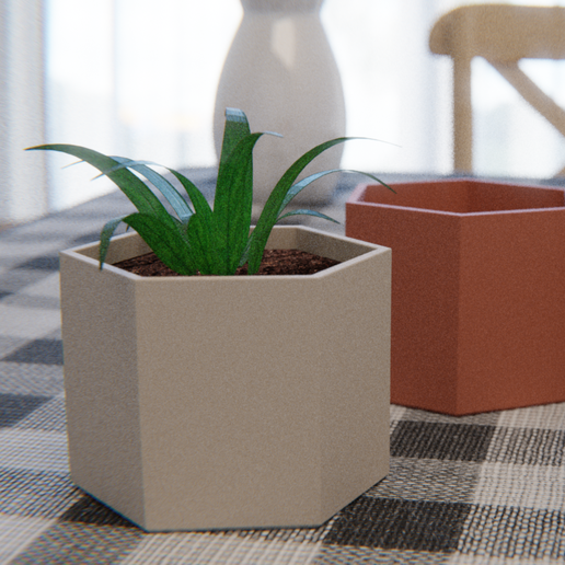 Little Hexagon Planter