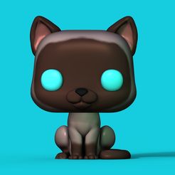 gato2.jpg -Datei Funko Cat herunterladen • Objekt zum 3D-Drucken, Williamvel