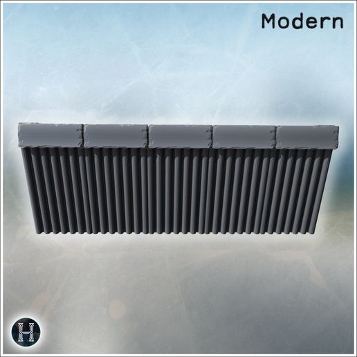 9.jpg Open-front stone shelter with sloped corrugated metal roof, timber post support, brick interior wall, raised storage platform and bare earth floor for equipment staging (8) - Modern WW2 WW1 World War Diaroma Wargaming RPG Mini Hobby