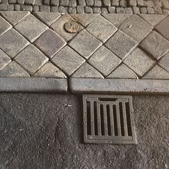 6-1.jpg STL file Manhole lid, drain, road cover, manhole cover, gulli・3D print design to download