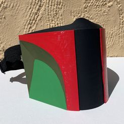 IMG_2016.JPG Archivo STL Máscara de Boba Fett・Modelo para descargar y imprimir en 3D