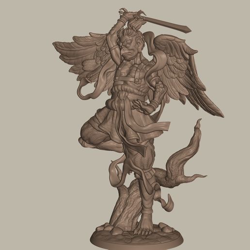 3.jpg Karasu tengu modelo 3d