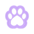 paw 40.STL PAW 4 PCS -POLYMER CLAY CUTTERS
