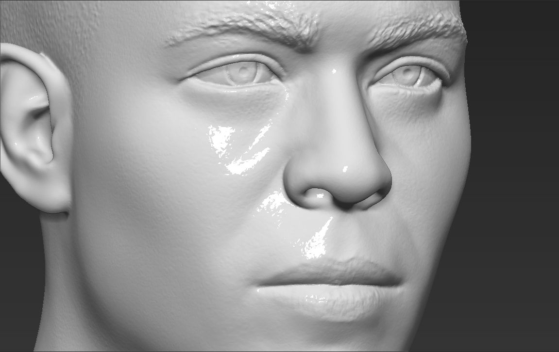 16.jpg 3D file Ronaldo Nazario Brazil bust 3D printing ready stl obj formats・3D printable model to download, PrintedReality