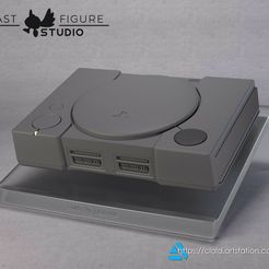 Playstation_Front.jpg STL file Playstation Mini FanArt Model・3D printing design to download